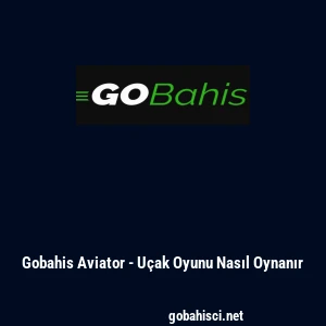 Gobahis Aviator - U&ccedil;ak Oyunu Nasıl Oynanır